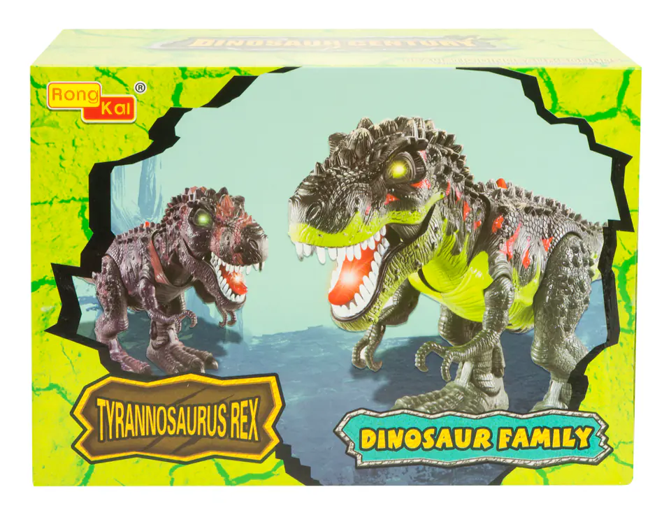 Dinosaur T-REX electronic walks roars green