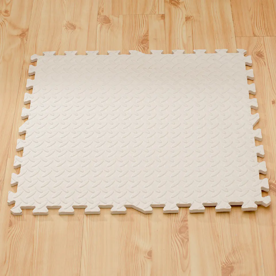 Foam puzzle mat for children white 60x60 4pcs