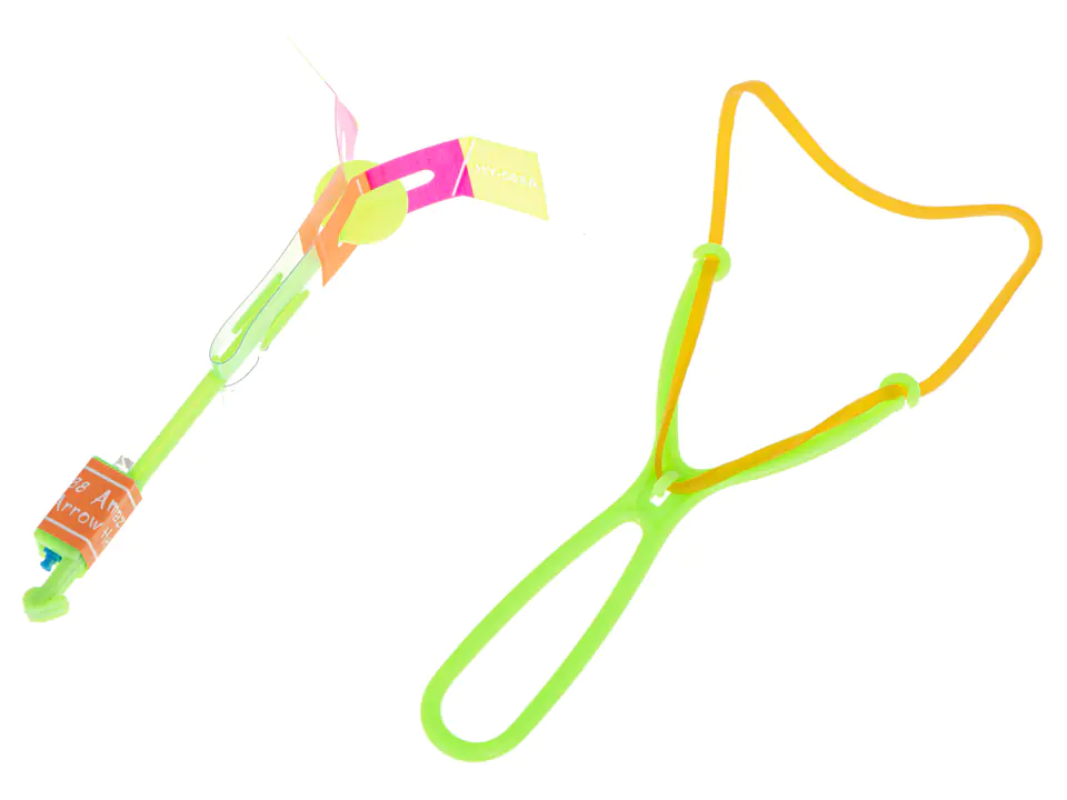 Slingshot flying dart glowing LED