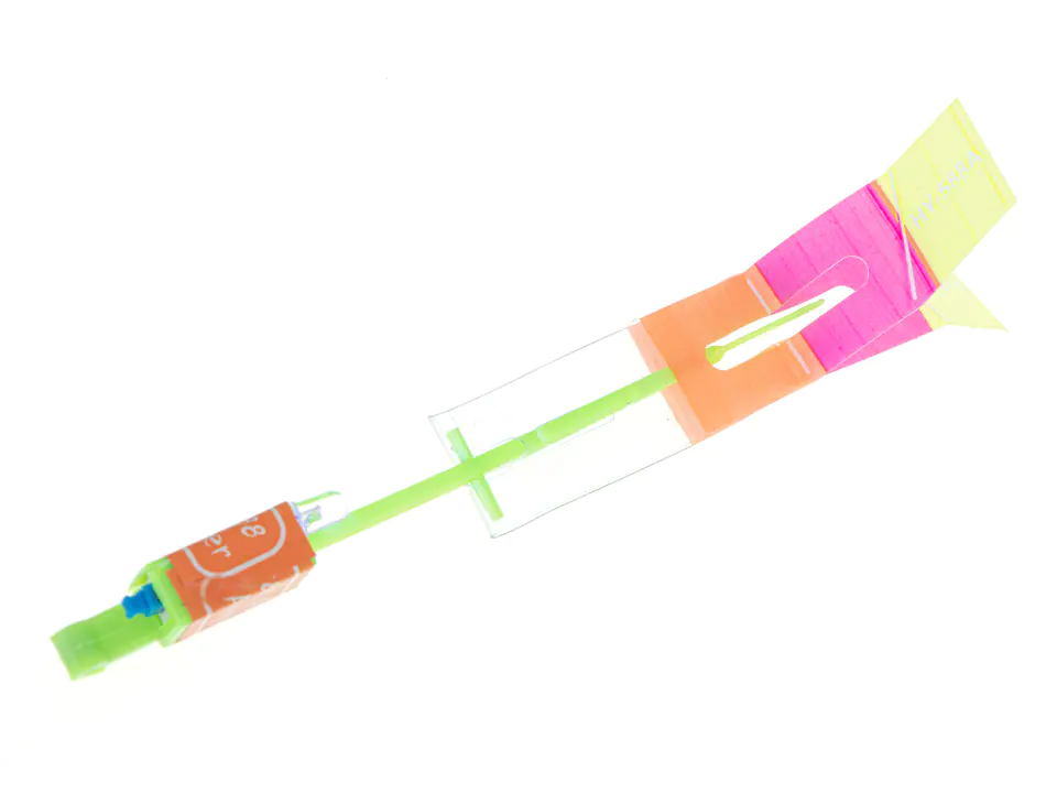 Slingshot flying dart glowing LED