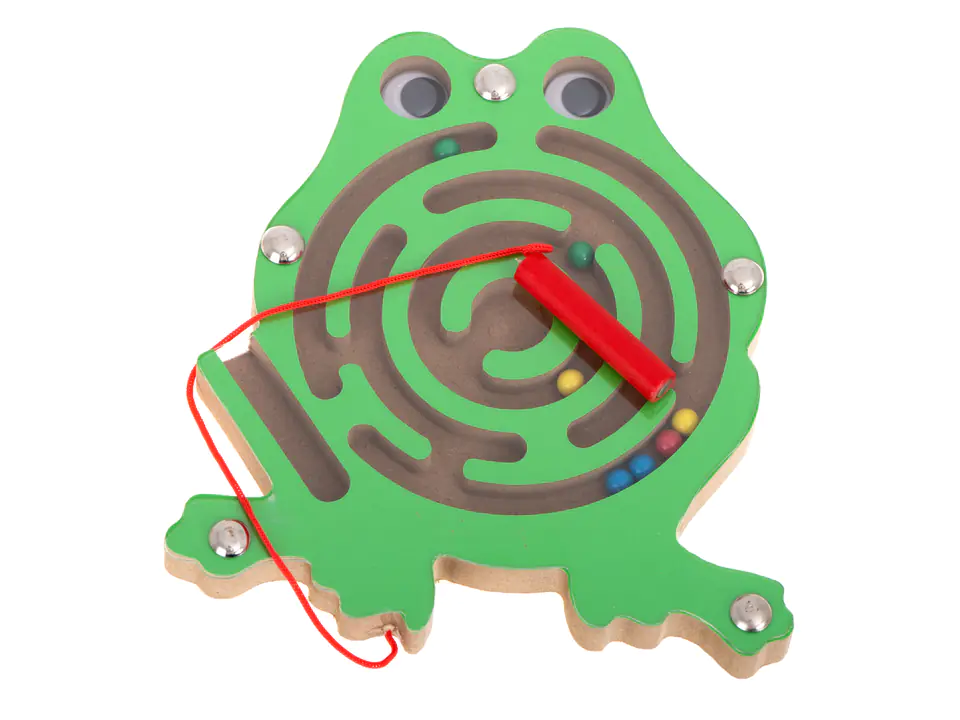 Magnetic labyrinth balls frog