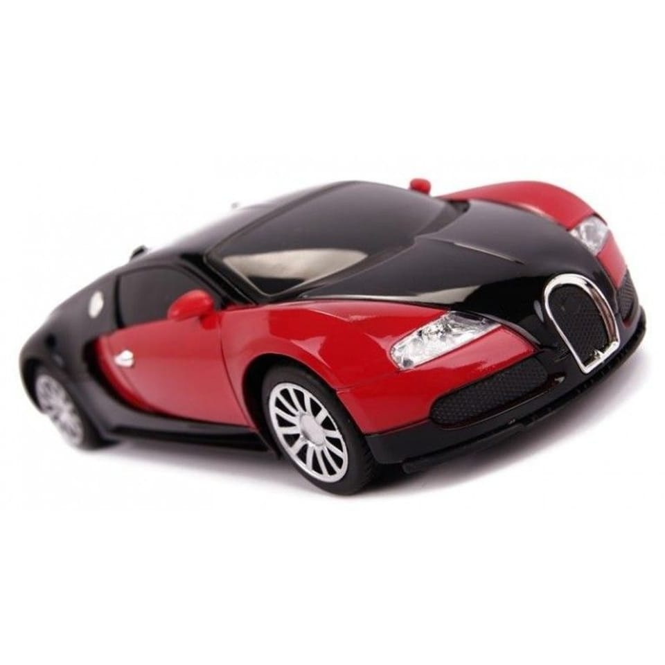 Car RC Bugatti Veyron license 1:24 red