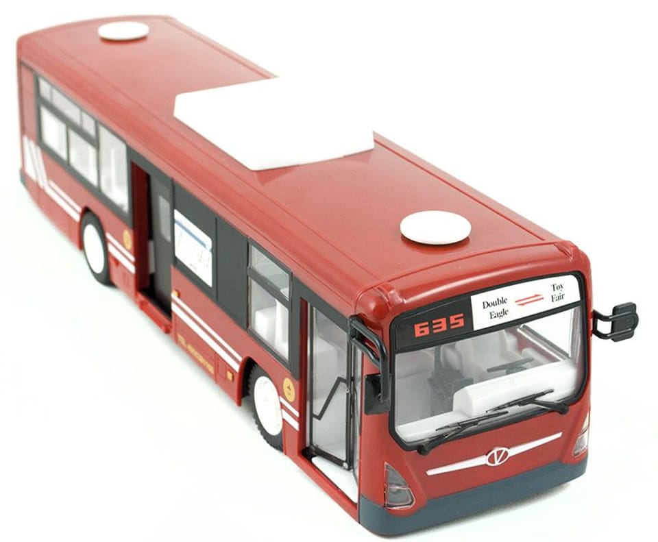 RC Remote Controlled Bus with Door Red