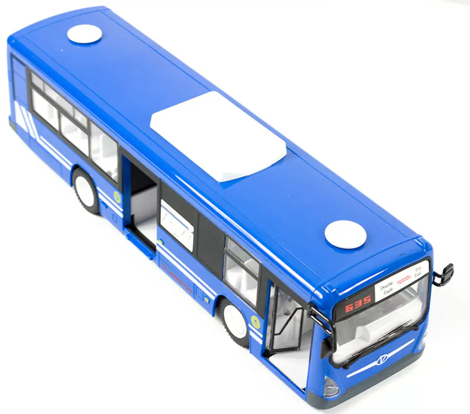 RC Remote Controlled Bus with Door Blue