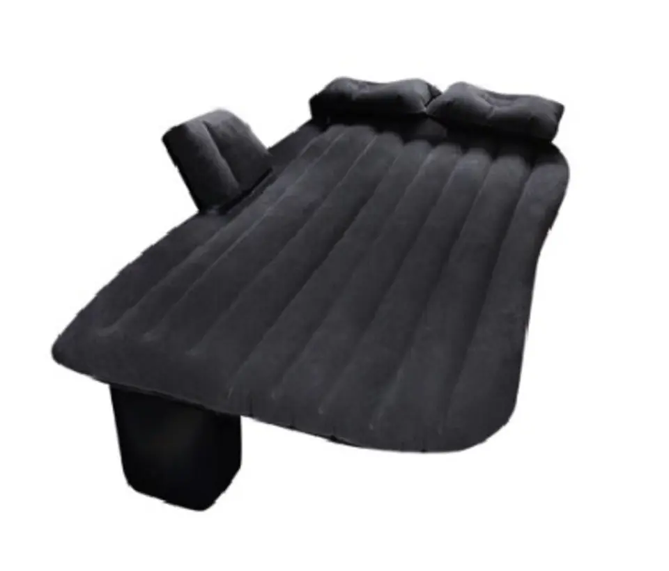 Mattress bed for car car air + pump black