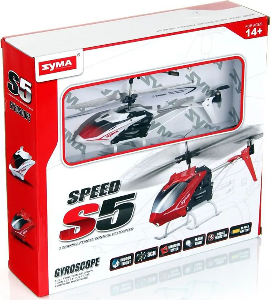 RC Helicopter SYMA S5 3CH white