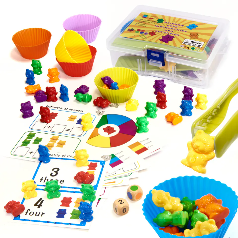 Educational teddy bears learning to count montessori 44el.