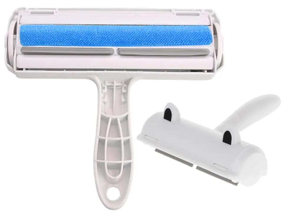 Brush for cleaning coat white and blue