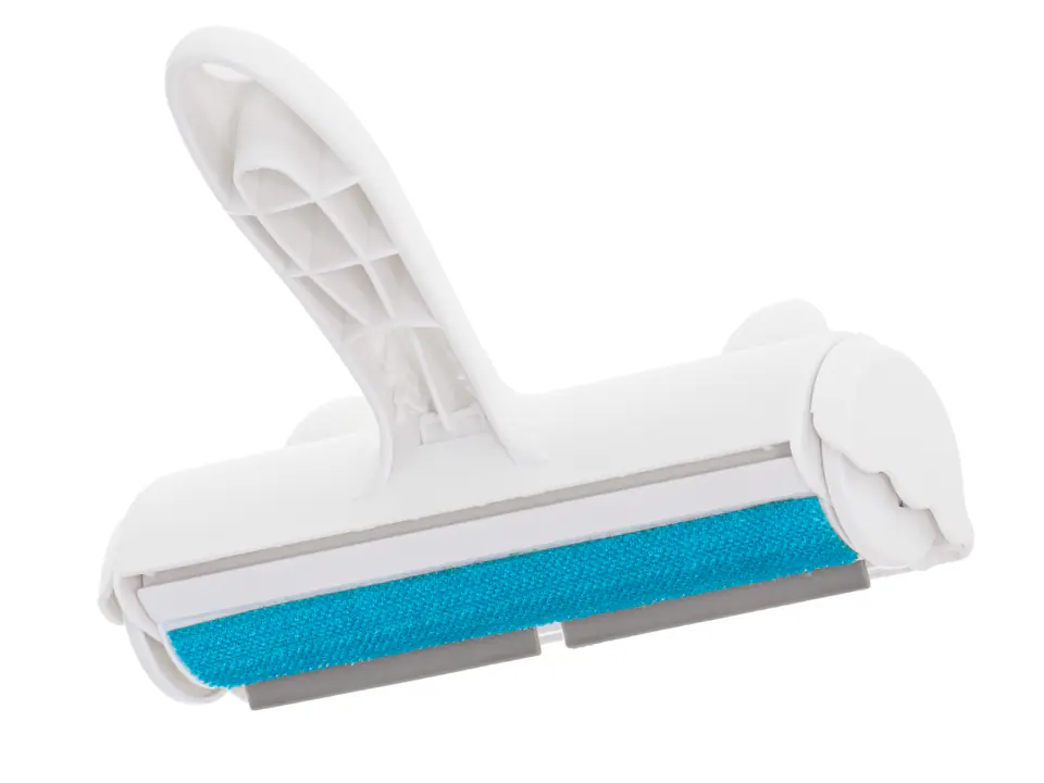 Brush for cleaning coat white and blue