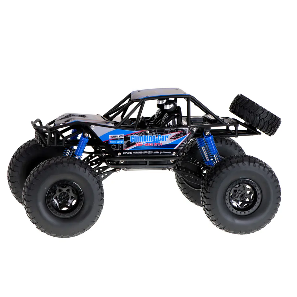 RC Crawler Climbing Car 1:10 4WD 48cm blue