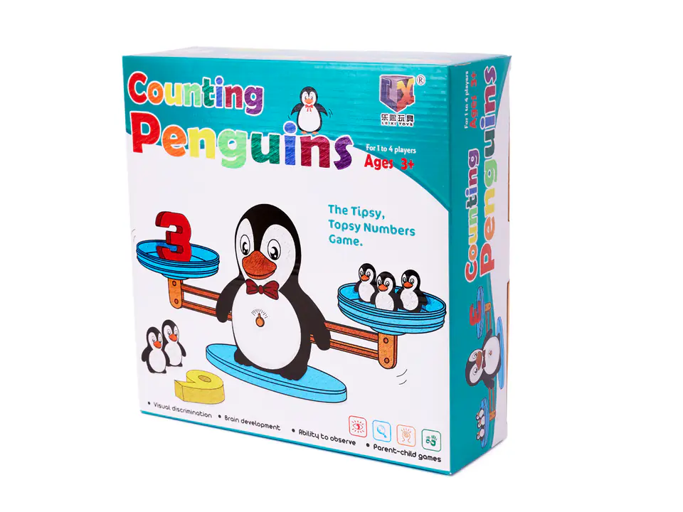 Weighing Pans Educational Learning Penguin Counting Large