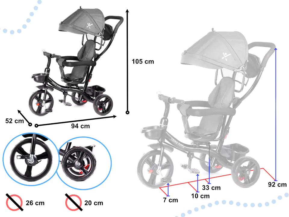 Tricycle Fix Lite grey