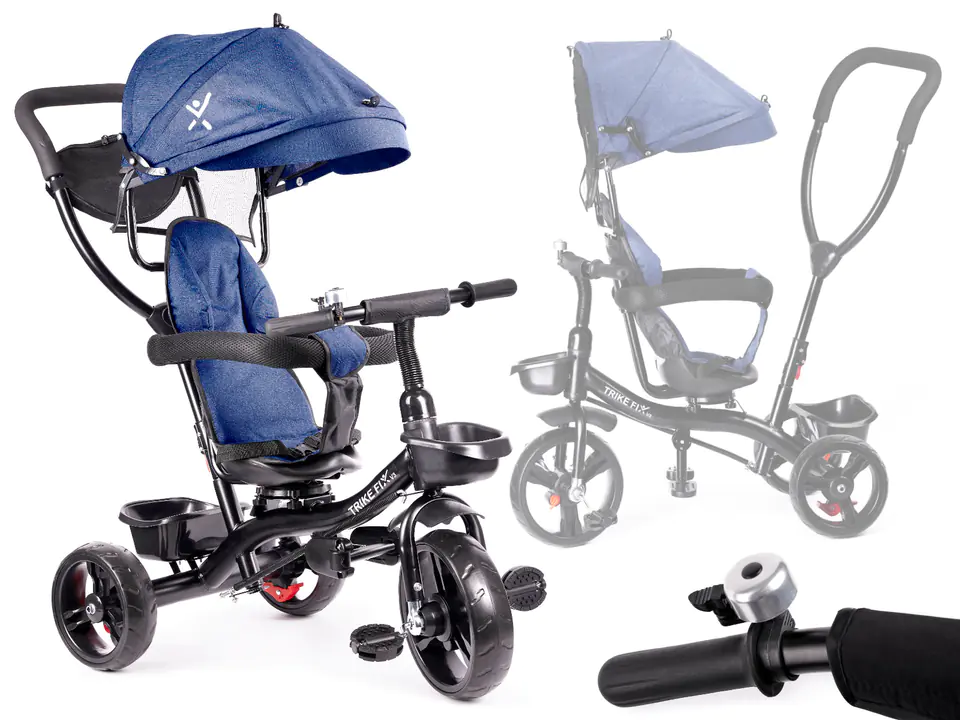 Trike Fix Lite tricycle navy blue