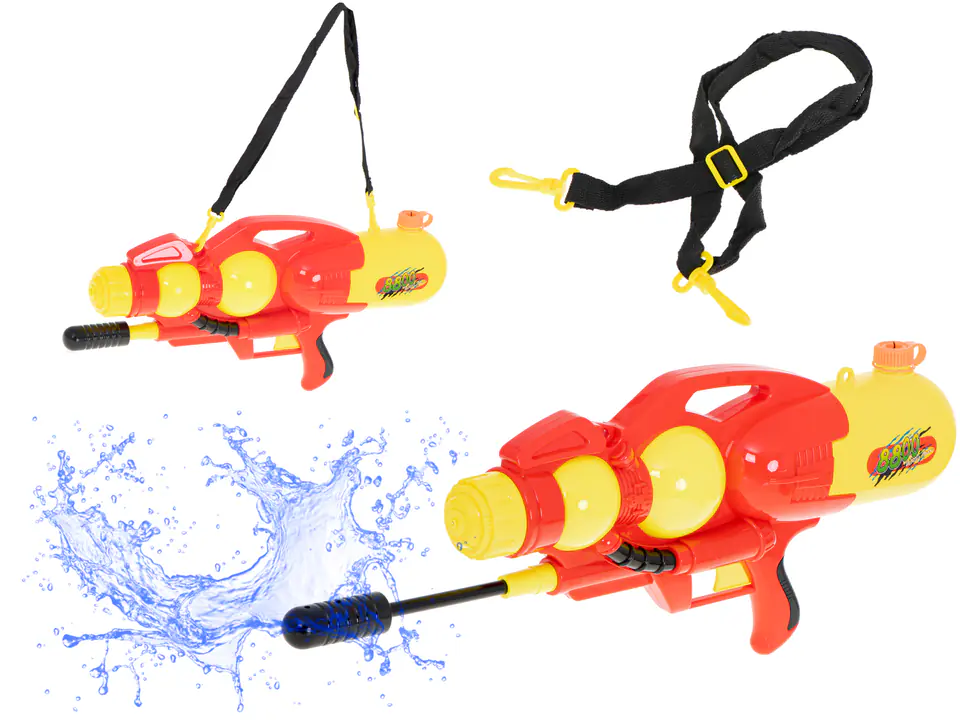 Water gun water launcher 2400ml XXL red