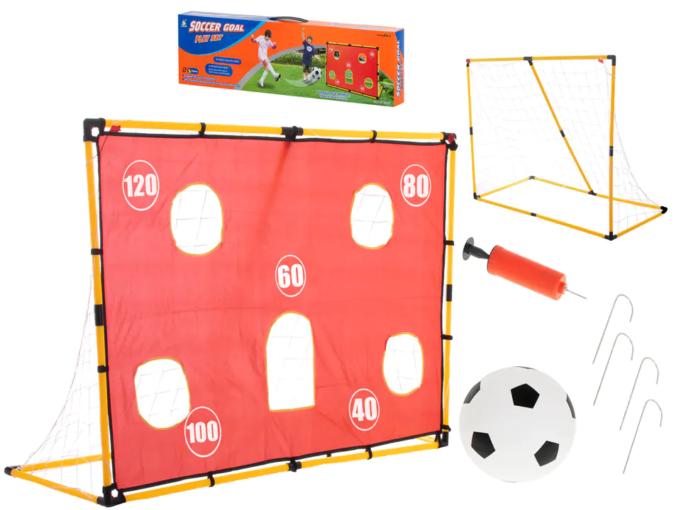 Football goal accuracy training mat + ball