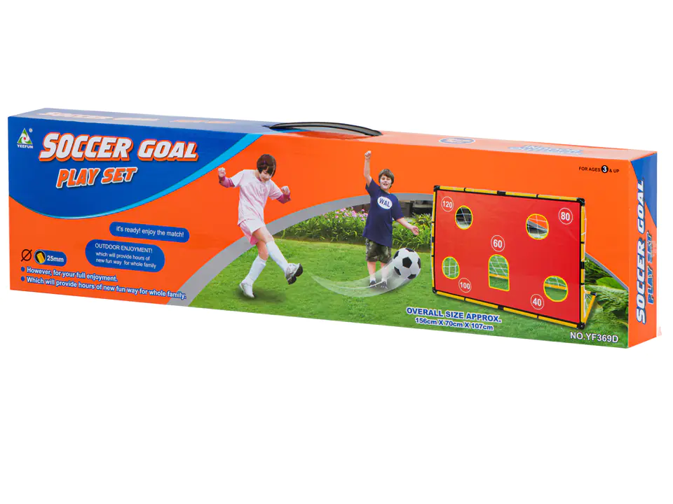 Football goal accuracy training mat + ball