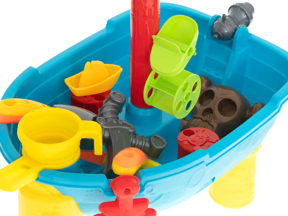 Water table for bathing sandpit pirate ship / 25el.