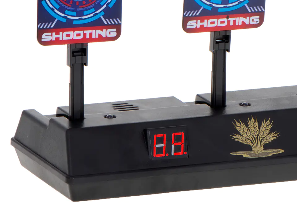 Electronic shield for digital shooting 4 targets