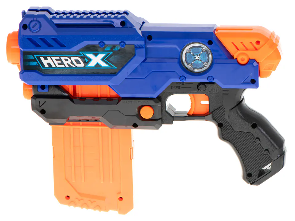 Foam machine arrow gun + magazine + 3 targets + 48 arrows