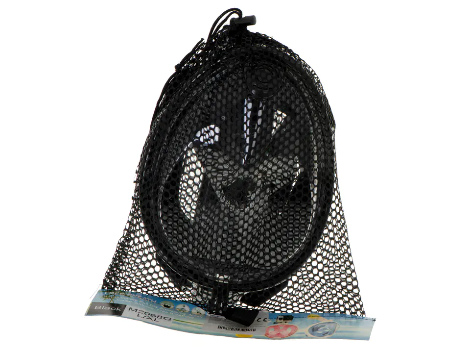 Snorkeling mask full folding L/XL black