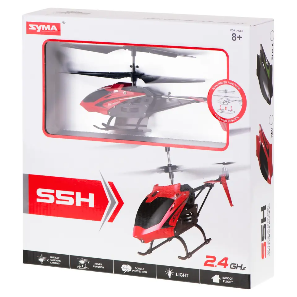 RC Helicopter SYMA S5H 2.4GHz RTF red