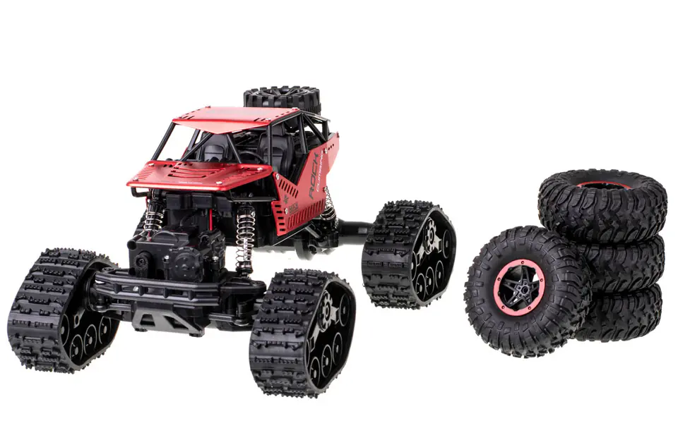 RC Rock Crawler 4x4 LHC012 auto 2in1 red
