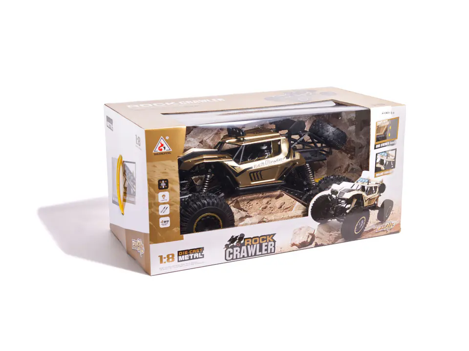 Rc Rock Crawler Car 2.4GHz 1:8 51cm Gold