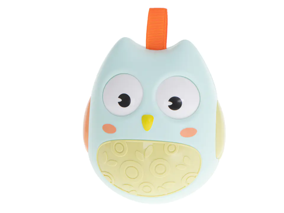 Wańka wstańka owl sensory kiwajka blue