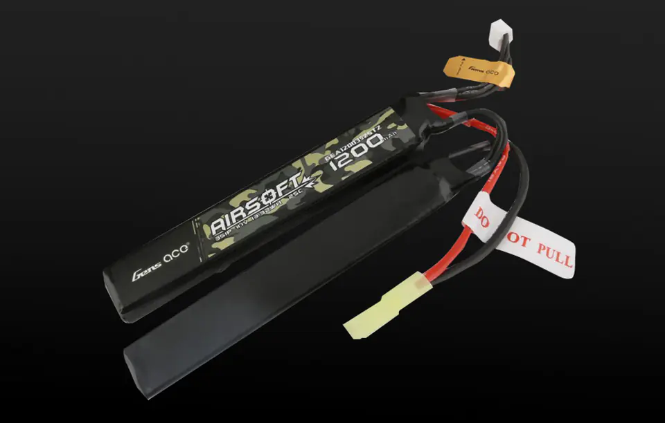 Bateria Lipo GENS ACE SADDLE AIRSOFT GUN 1200mAh 11.1V 3S1P 25C