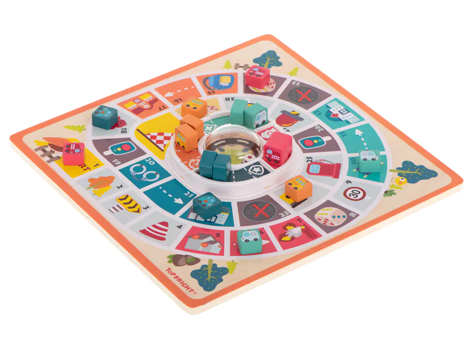 Board game puzzle family wooden board 2in1 Chinese