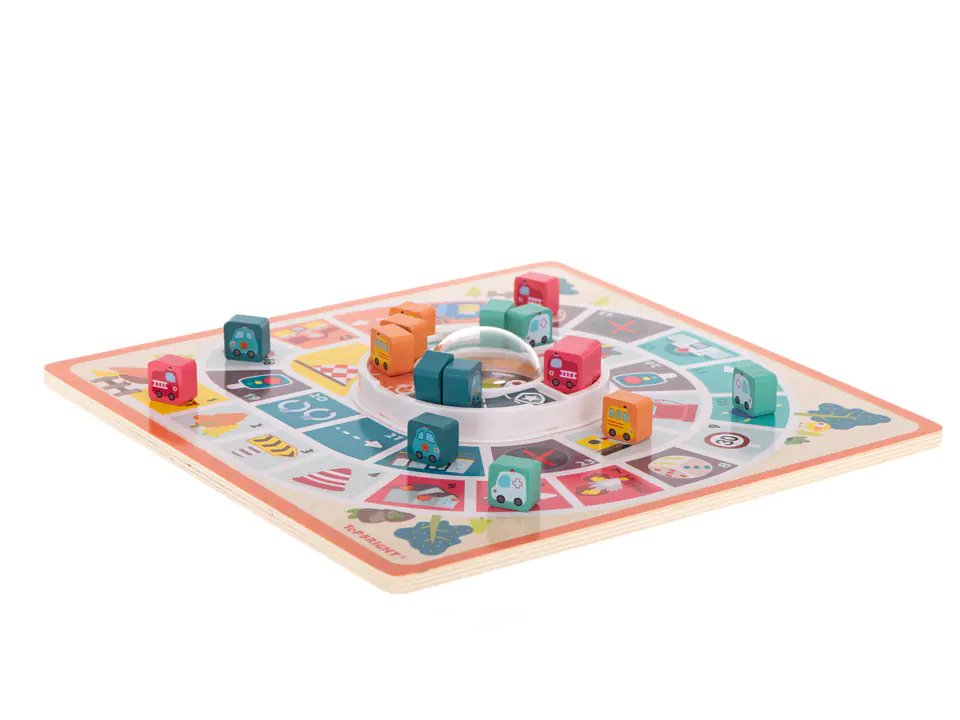 Board game puzzle family wooden board 2in1 Chinese