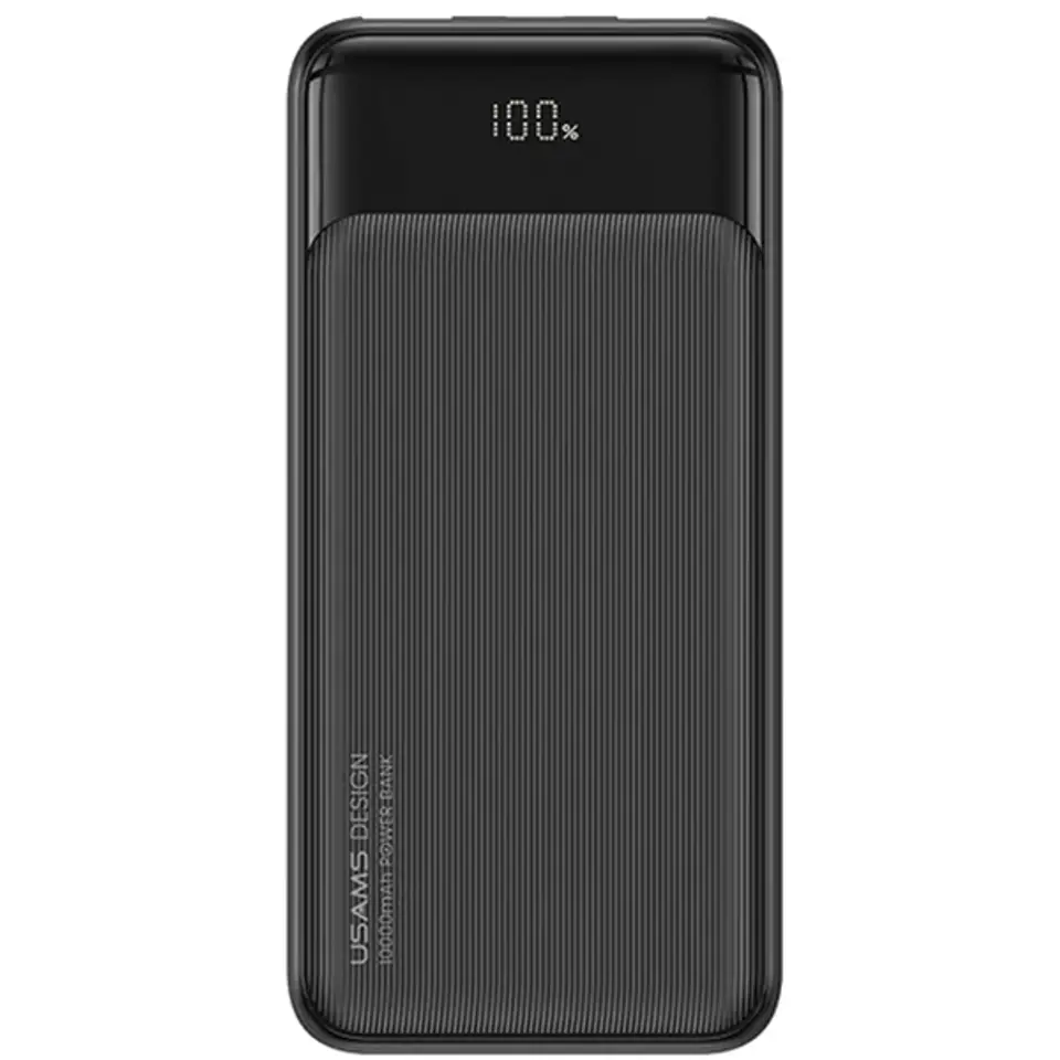 USAMS Powerbank 30000mAh 20W QC3.0+PD Fast Charge czarny/black XY Series 30KCD20101 (US-CD201) Digital display