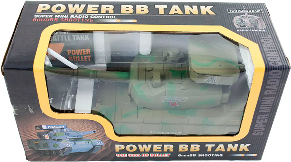 RC Remote-Controlled Shooting Tank