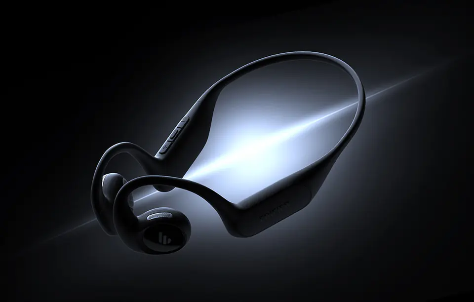 Słuchawki bezprzewodowe typu open ear Edifier Comfo Run (czarne)