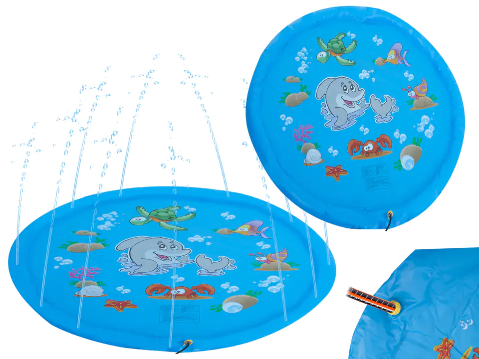 Sprinkler water mat garden fountain shower tray 170cm