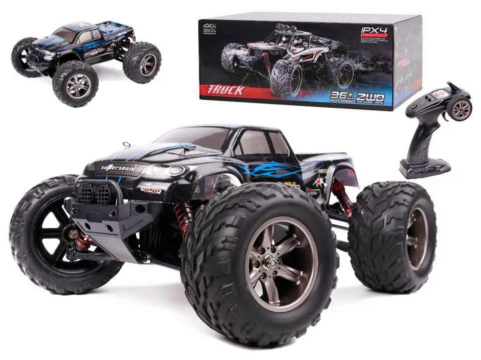 Car RC MONSTER TRUCK 1:12 2.4GHz X9115 BLUE UPGRADED VERSION