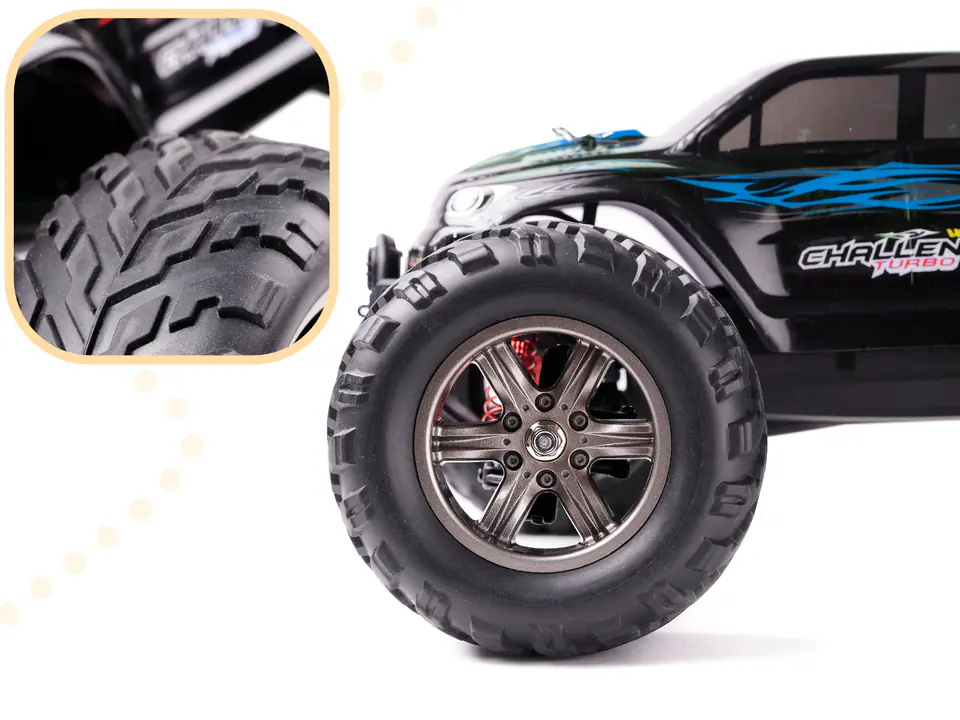 Car RC MONSTER TRUCK 1:12 2.4GHz X9115 BLUE UPGRADED VERSION