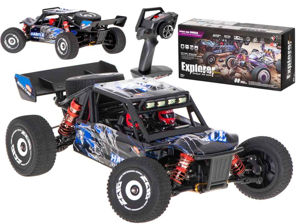 RC car WLtoys 124018 2,4GHz 1:12 55km/h black