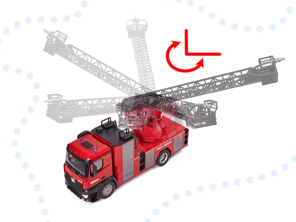 Fire truck RC H-Toys 1561 2,4GHz 1:14
