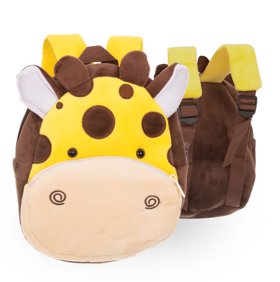 Preschooler's backpack plush giraffe 24cm