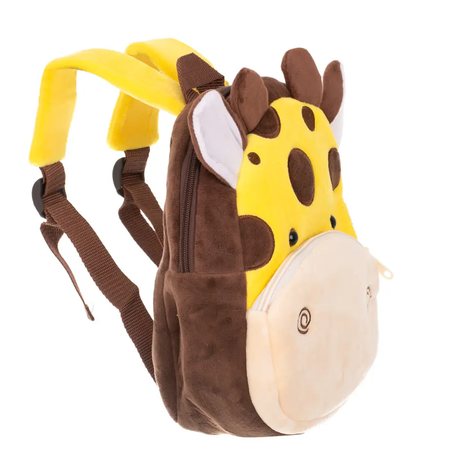 Preschooler's backpack plush giraffe 24cm