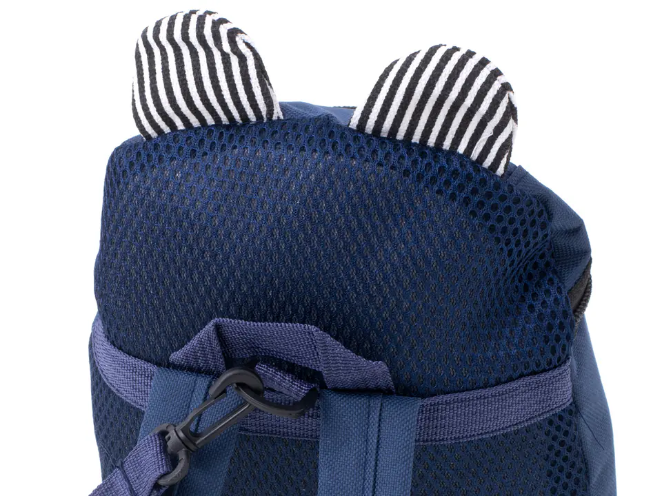 Preschooler's backpack children's teddy bear navy blue