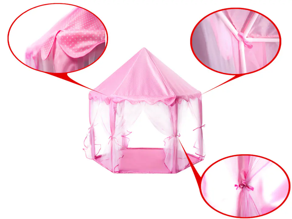 Cottage folding tent for play palace 140cm