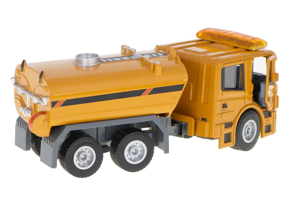 Tank truck car metal model with metal Die-Cast 1:50