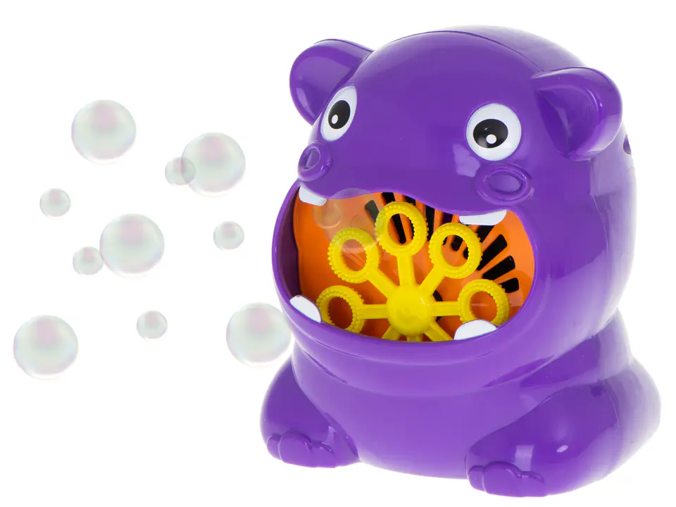 Bubbles soap bubble vending machine hippopotamus hippie