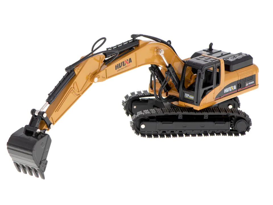 Excavator loader with bucket on tracks model made of metal Die-Cast H-toys 1710 1:50