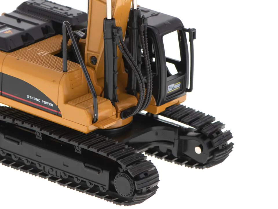 Excavator loader with bucket on tracks model made of metal Die-Cast H-toys 1710 1:50