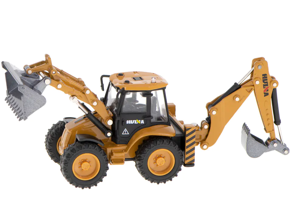 Excavator Loader Bulldozer with Bucket Metal Model Die-Cast H-toys 1704 1:50