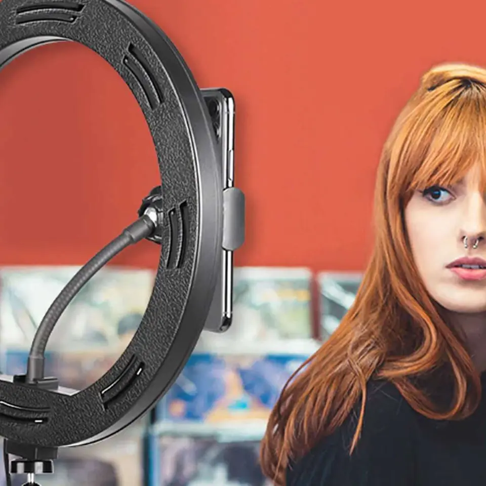 Lampa pierścieniowa fotograficzna Alogy Ring A33 do zdjęć makijażu