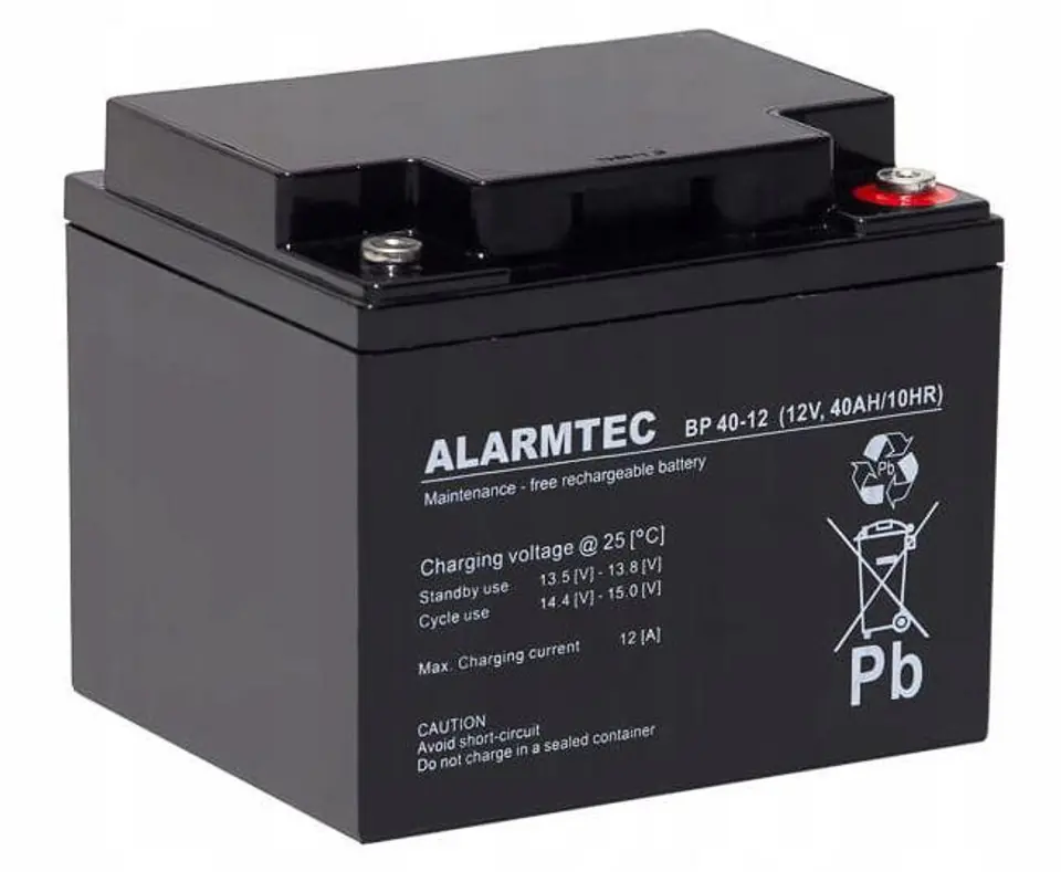 Akumulator AGM ALARMTEC serii BP 12V 40Ah